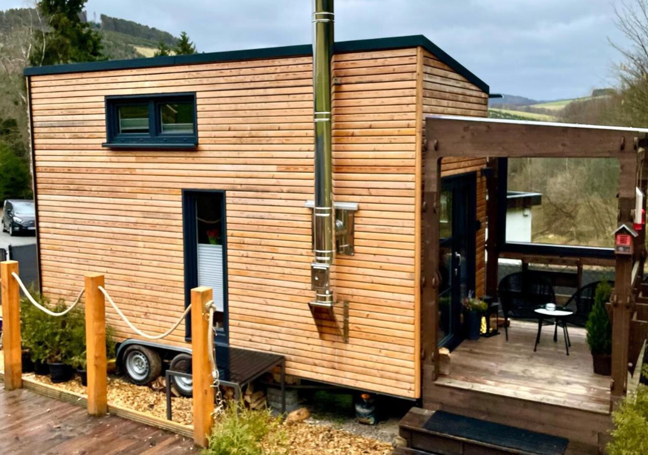 Tiny House Klitzeklein Am Waldrand Von Elpe Villa Olsberg Ngoại thất bức ảnh