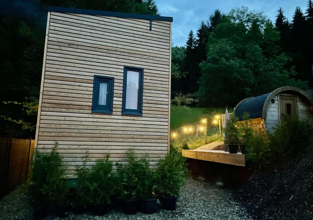 Tiny House Klitzeklein Am Waldrand Von Elpe Villa Olsberg Ngoại thất bức ảnh